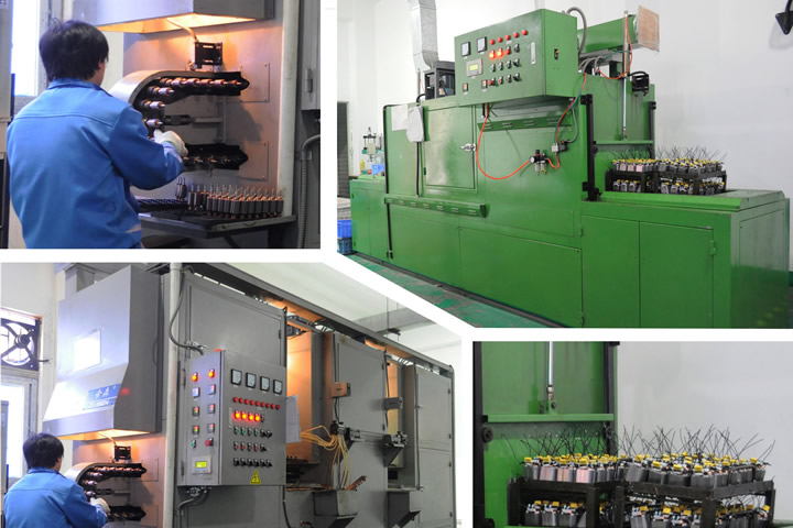 Motor quality control equipment at Zhanye Motor