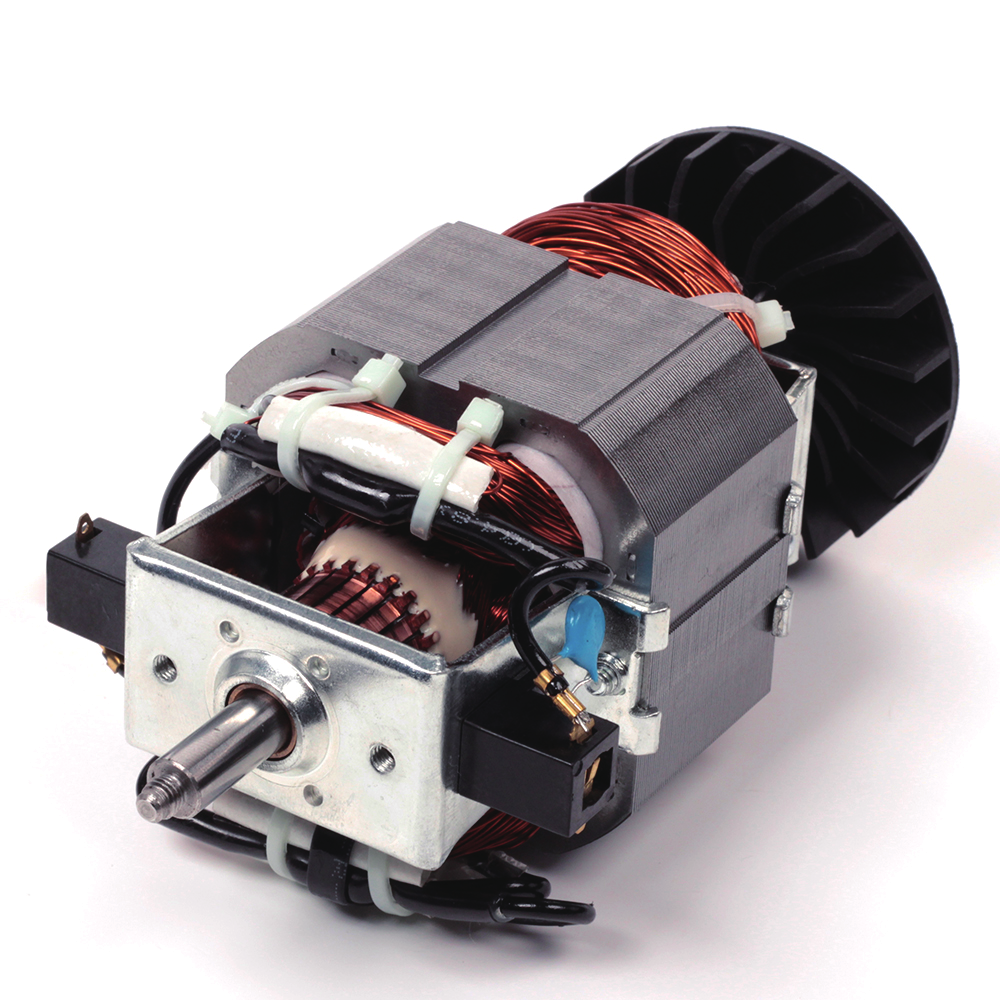 ZYU7635 universal AC motor with cooling fan