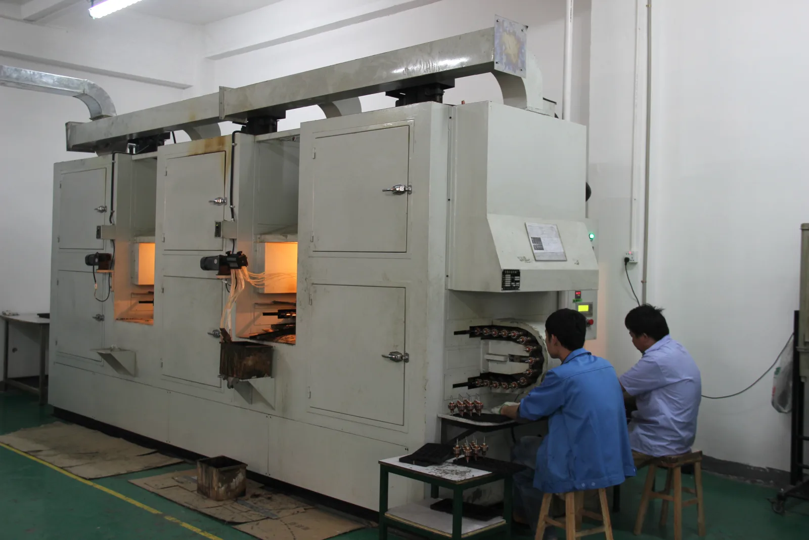 Controlled thermal process equipment at Zhanye Motor